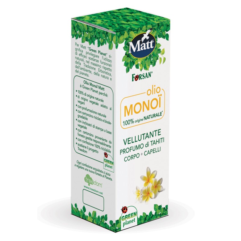 Confezione Forsan Olio Monoi Vellutante per Corpo e Capelli 100ml Confezione Forsan Olio Monoi Vellutante per Corpo e Capelli 100ml