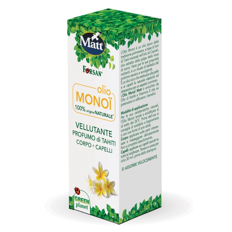 Confezione Forsan Olio Monoi Vellutante per Corpo e Capelli 100ml Confezione Forsan Olio Monoi Vellutante per Corpo e Capelli 100ml