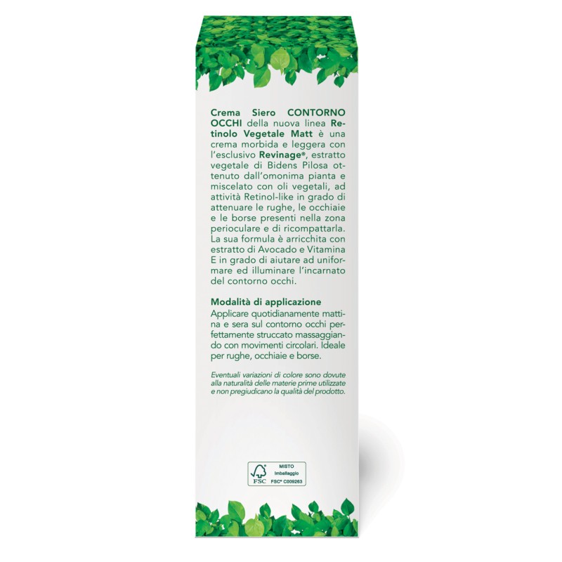 Retro Confezione di Matt Contorno Occhi Retinolo Vegetale per Rughe e Occhiaie 15ml Retro Confezione di Matt Contorno Occhi Retinolo Vegetale per Rughe e Occhiaie 15ml