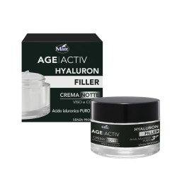 Confezione Matt Ageactiv Hyaluron Filler Crema Viso Notte Ristrutturante Antietà 50ml Confezione Matt Ageactiv Hyaluron Filler Crema Viso Notte Ristrutturante Antietà 50ml