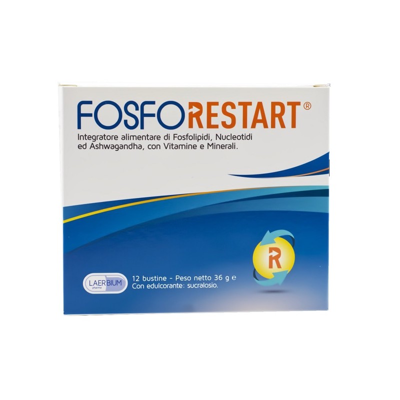 Fosforestart integratore per energia e concentrazione 12 bustine da 3 g Fosforestart integratore per energia e concentrazione 12 bustine da 3 g