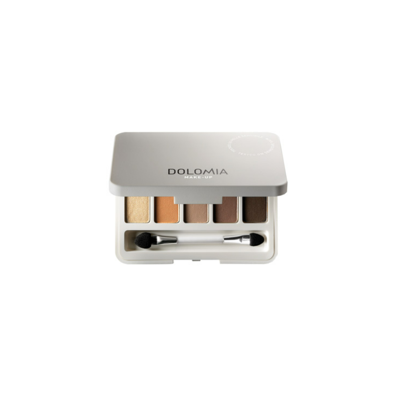 Dolomia Palette Ombretti 5 Colori Nude Look per Trucco Occhi Naturale Trousse Compatta Dolomia Palette Ombretti 5 Colori Nude Look per Trucco Occhi Naturale Trousse Compatta