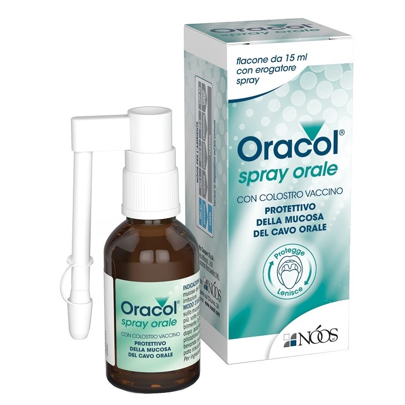 Oracol spray orale per protezione mucosa orale e sollievo irritazioni 15ml Oracol spray orale per protezione mucosa orale e sollievo irritazioni 15ml