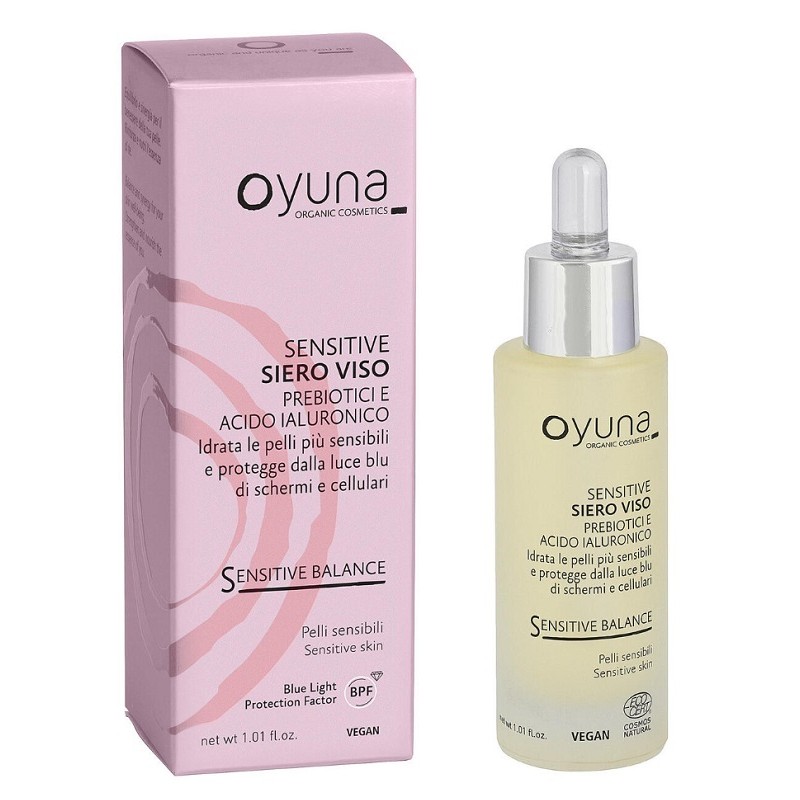Oyuna Sensitive Siero Viso per Protezione Luce Blu e Idratazione 30ml