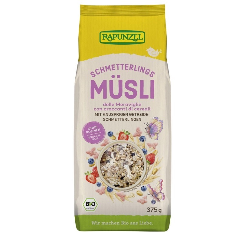 Rapunzel Muesli delle Meraviglie con Croccanti di Cereali per Colazione Sana 375 g