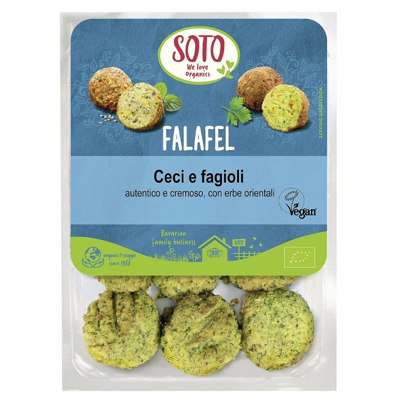 Soto Falafel Ceci Fagioli alternativa vegetale ricca di proteine e fibre 200g