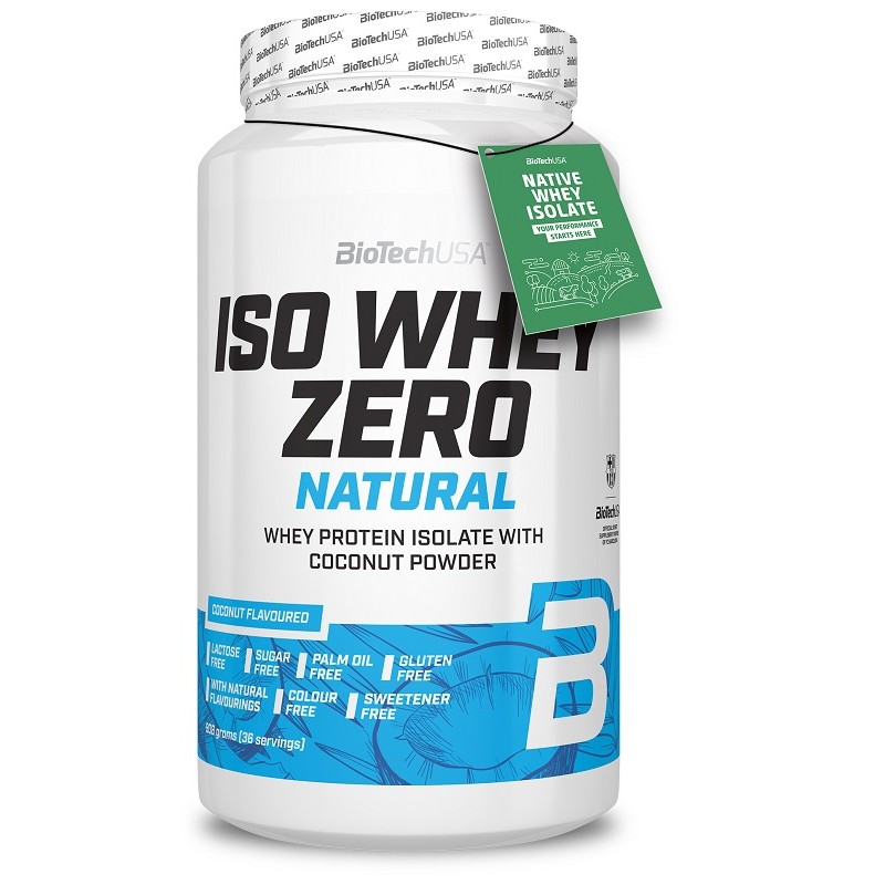 Iso Whey Zero Naturale Cocco per Massa Muscolare 908 g
