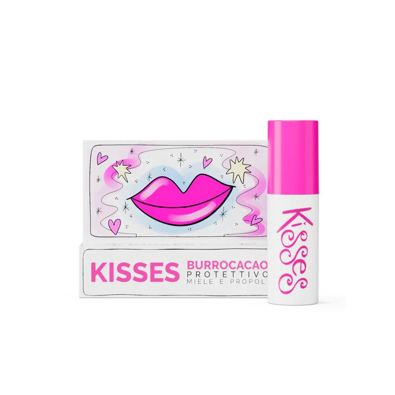 confezione di Veralab Kisses Burrocacao Labbra Nutriente 4,8ml confezione di Veralab Kisses Burrocacao Labbra Nutriente 4,8ml