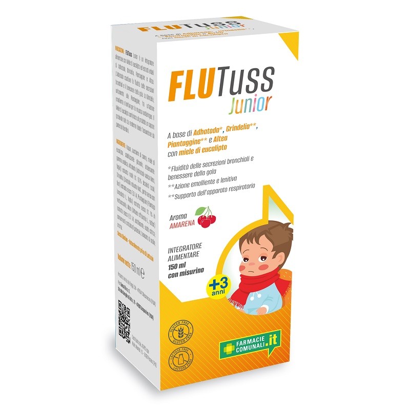 Flurespiro Junior sciroppo naturale per tosse bambini 150ml Flurespiro Junior sciroppo naturale per tosse bambini 150ml