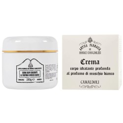 confezione di Antica Farmacia Crema Corpo Idratante e Lenitiva al Muschio Bianco 250g confezione di Antica Farmacia Crema Corpo Idratante e Lenitiva al Muschio Bianco 250g