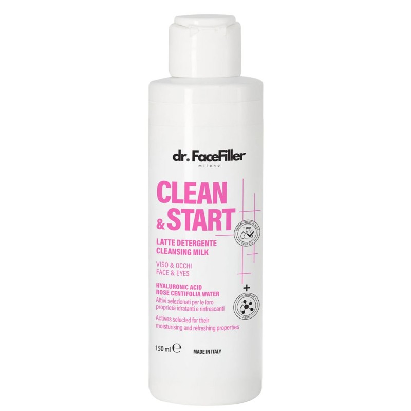 Dr. Facefiller Clear & Start Latte Detergente Delicato per Viso e Occhi 150ml Dr. Facefiller Clear & Start Latte Detergente Delicato per Viso e Occhi 150ml