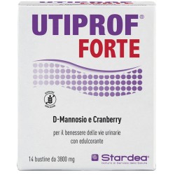 Confezione Utiprof Forte Integratore Benessere Vie Urinarie 14 Bustine Confezione Utiprof Forte Integratore Benessere Vie Urinarie 14 Bustine