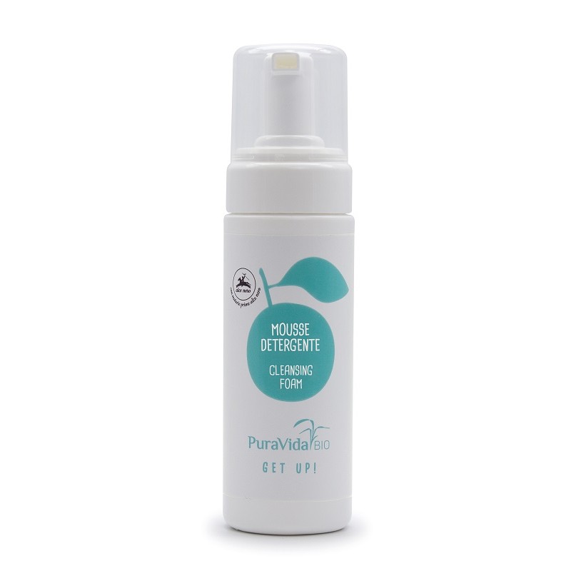 PuraVida Bio Get Up! Mousse Detergente per Detersione Viso 150ml PuraVida Bio Get Up! Mousse Detergente per Detersione Viso 150ml