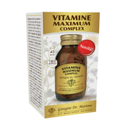 confezione di Dr. Giorgini Vitamine Maximum Complex Integratore Completo 180 Pastiglie confezione di Dr. Giorgini Vitamine Maximum Complex Integratore Completo 180 Pastiglie