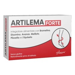 Confezione di Artilema Forte integratore per drenaggio liquidi e microcircolo 20 compresse Confezione di Artilema Forte integratore per drenaggio liquidi e microcircolo 20 compresse