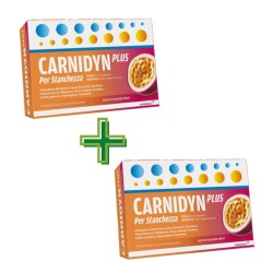 Formato di Carnidyn Plus Stanchezza Integratore Energetico 40 Bustine Passion Fruit Confezione 1 + 1 Formato di Carnidyn Plus Stanchezza Integratore Energetico 40 Bustine Passion Fruit Confezione 1 + 1