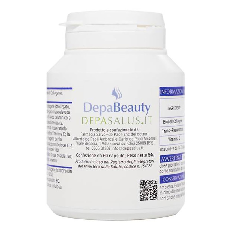 Depabeauty Nuova Formula per Pelle, Articolazioni e Ossa 60 Capsule