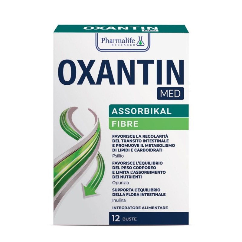 Formato di Pharmalife Research Oxantin Med Assorbikal Fibre Integratore Alimentare per Regolarità Intestinale 12 Bustine Formato di Pharmalife Research Oxantin Med Assorbikal Fibre Integratore Alimentare per Regolarità Intestinale 12 Bustine