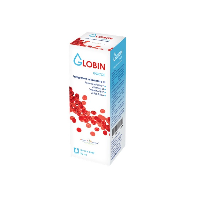 Globin Gocce integratore per globuli rossi e stanchezza 30 ml Globin Gocce integratore per globuli rossi e stanchezza 30 ml