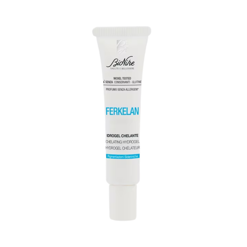 tubetto di Bionike Ferkelan Idrogel Chelante per Prevenzione Iperpigmentazione Post-Trattamento 15 ml