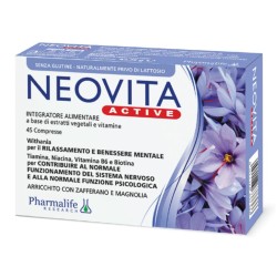 Formato di Neovita Active Integratore Alimentare per Benessere Mentale 45 Compresse Formato di Neovita Active Integratore Alimentare per Benessere Mentale 45 Compresse