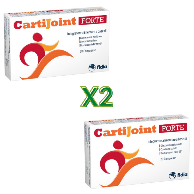 2 confezioni CartiJoint Forte Integratore per Articolazioni supporto articolare 20 compresse 2 confezioni CartiJoint Forte Integratore per Articolazioni supporto articolare 20 compresse