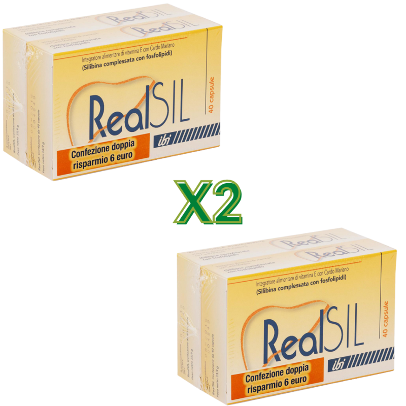 Realsil Integratore Antiossidante e per Fegato 160 capsule Realsil Integratore Antiossidante e per Fegato 160 capsule