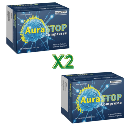 Aurastop Integratore per Benessere Mentale supporto naturale contro stress 120 Compresse
