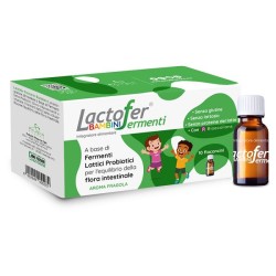 confezione di Lactofer Fermenti Bambini per Equilibrio Intestinale 10 Flaconcini da 10ml confezione di Lactofer Fermenti Bambini per Equilibrio Intestinale 10 Flaconcini da 10ml