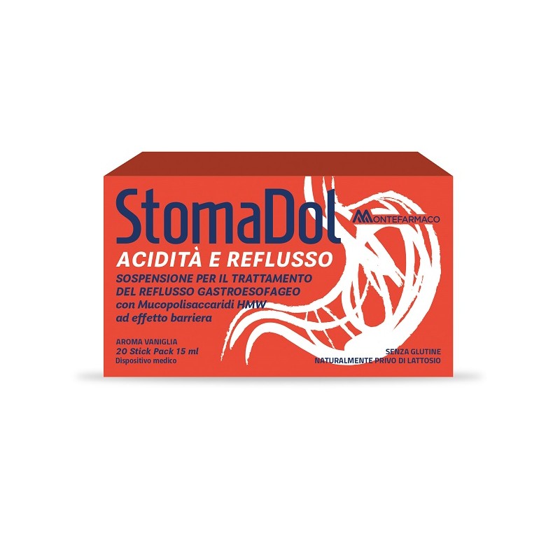 Stomadol Acidità Reflusso per Acidità e Reflusso 20 Stick Pack da 15ml Stomadol Acidità Reflusso per Acidità e Reflusso 20 Stick Pack da 15ml