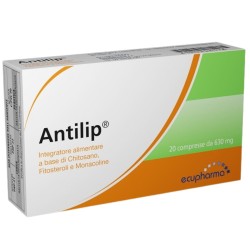 confezione di Antilip Integratore per Colesterolo 20 Compresse da 630mg confezione di Antilip Integratore per Colesterolo 20 Compresse da 630mg