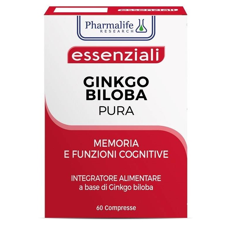Ginkgo Biloba Pura per Memoria e Microcircolo 60 Compresse Ginkgo Biloba Pura per Memoria e Microcircolo 60 Compresse