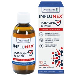 Influnex Immuno Bimbi supporto difese immunitarie bambini sciroppo 200ml