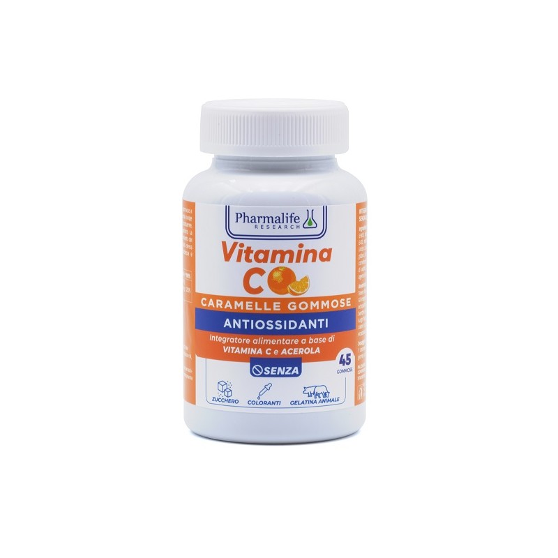 Vitamina C 45 Gommose supporto immunitario barattolo da 135 g 45 gommose Vitamina C 45 Gommose supporto immunitario barattolo da 135 g 45 gommose