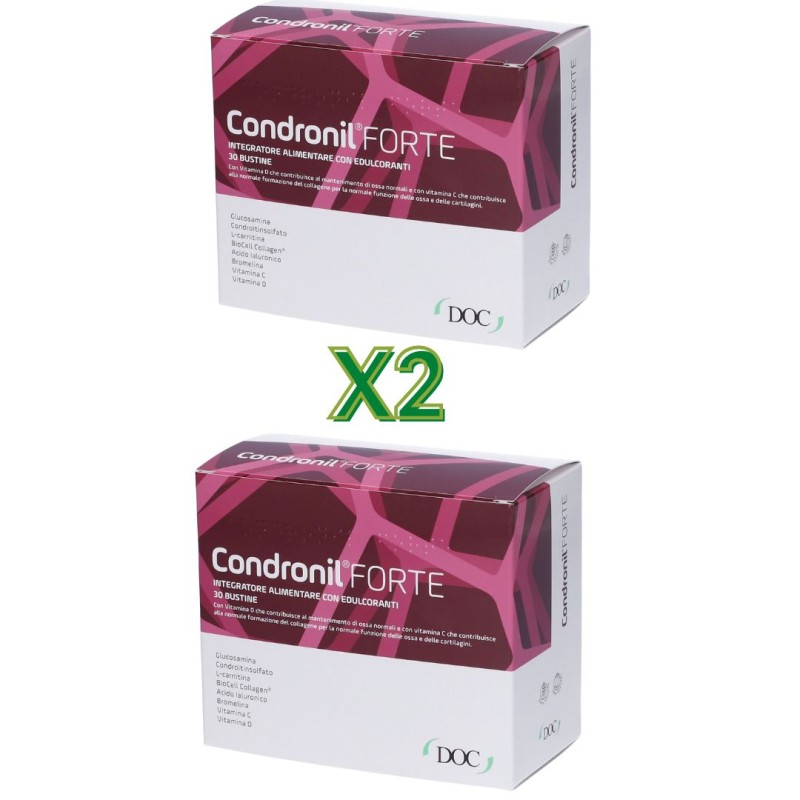 pacchetto di Condronil Forte Integratore per Ossa e Articolazioni 60 Bustine pacchetto di Condronil Forte Integratore per Ossa e Articolazioni 60 Bustine