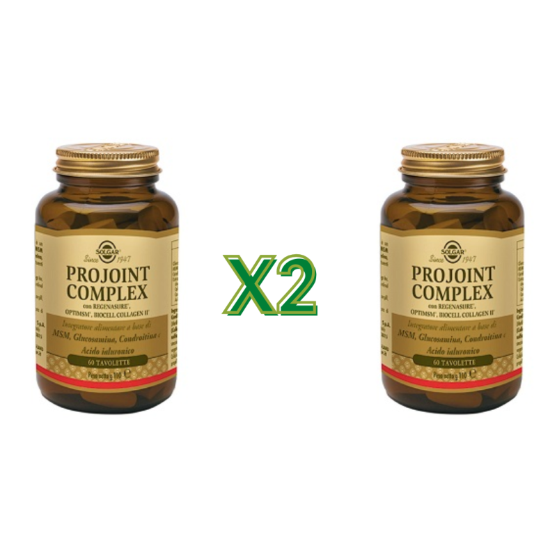 2 Confezioni di Solgar Projoint Complex per Benessere Articolare 60 Tavolette 2 Confezioni di Solgar Projoint Complex per Benessere Articolare 60 Tavolette