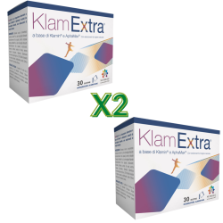 Nutrigea KlamExtra integratore energizzante per energia e immunità 2 confezioni da 30 bustine Nutrigea KlamExtra integratore energizzante per energia e immunità 2 confezioni da 30 bustine