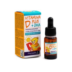 Formato di Vitamina D Plus + Dha Integratore Alimentare di Vitamina D per Crescita e Sviluppo 10 ml Formato di Vitamina D Plus + Dha Integratore Alimentare di Vitamina D per Crescita e Sviluppo 10 ml