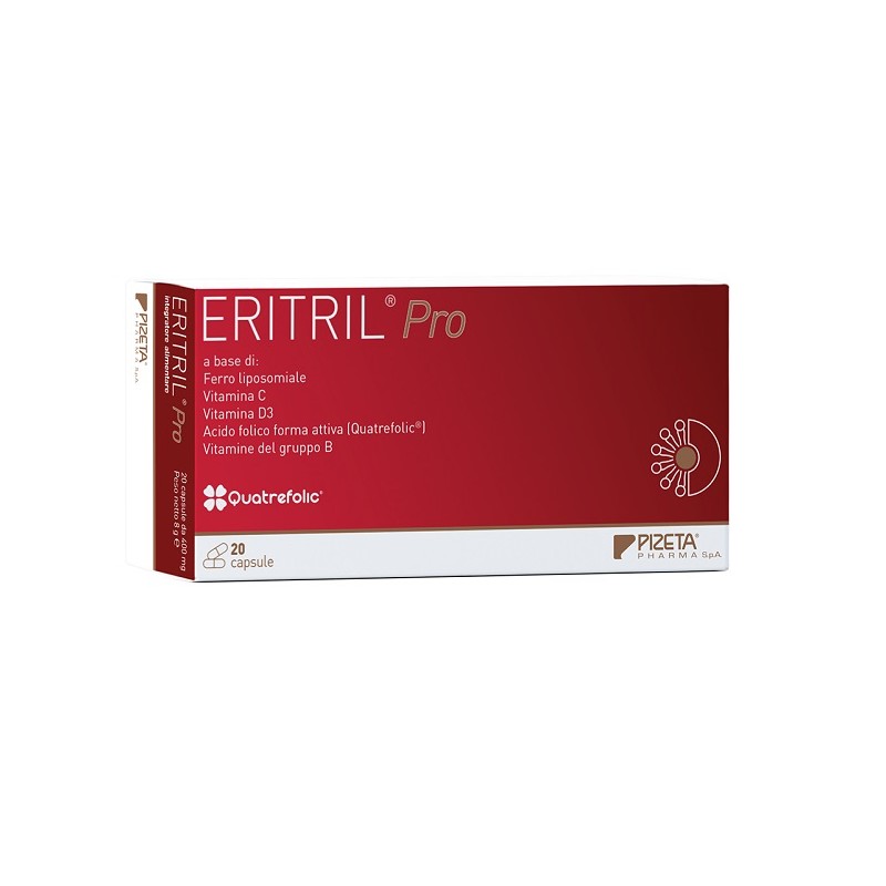 Eritril Pro integratore per carenza di ferro e stanchezza 20 capsule