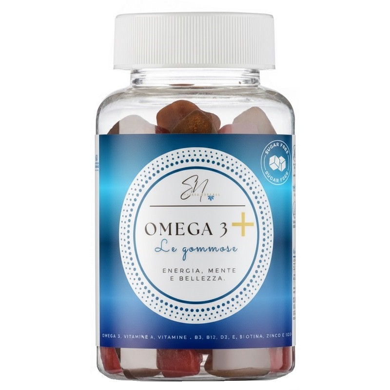 Sabbia Natural Omega 3+ integratore benessere generale 60 caramelle gommose
