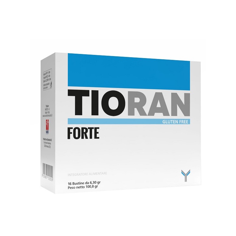 Tioran Forte integratore per energia e stanchezza 16 bustine Tioran Forte integratore per energia e stanchezza 16 bustine