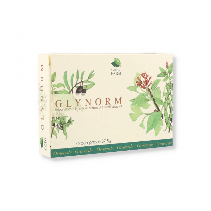 Glynorm Integratore per Metabolismo degli Zuccheri 75 Compresse Glynorm Integratore per Metabolismo degli Zuccheri 75 Compresse