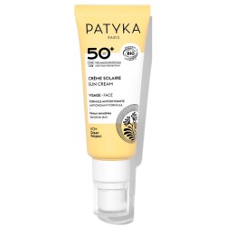 tubetto di Patyka Crema Solare Viso Protezione Alta SPF50+ 40ml