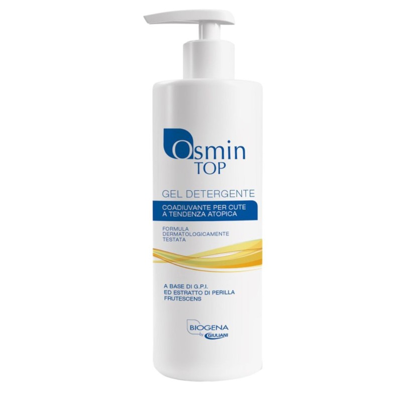 Flacone Osmin Top Gel Detergente Calmante per Pelle Secca 400 ml Flacone Osmin Top Gel Detergente Calmante per Pelle Secca 400 ml