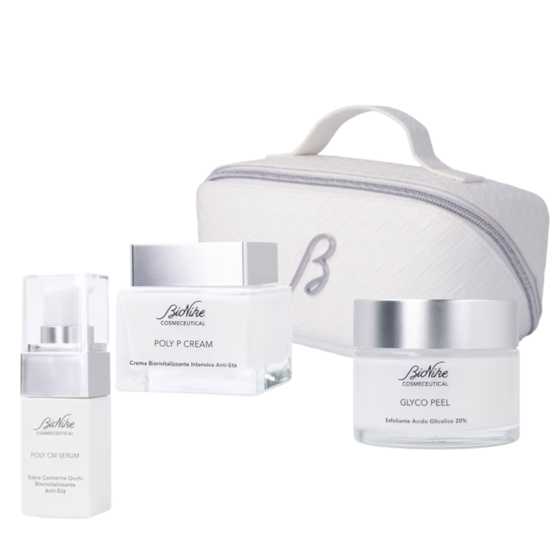 set Bionike Esfoliazione & Trattamento Glyco Peel + Contorno Occhi + Crema