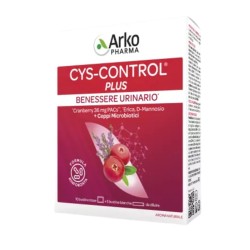 confezione di Arkopharma Cys Control Forte Integratore per Vie Urinarie 15 Bustine confezione di Arkopharma Cys Control Forte Integratore per Vie Urinarie 15 Bustine