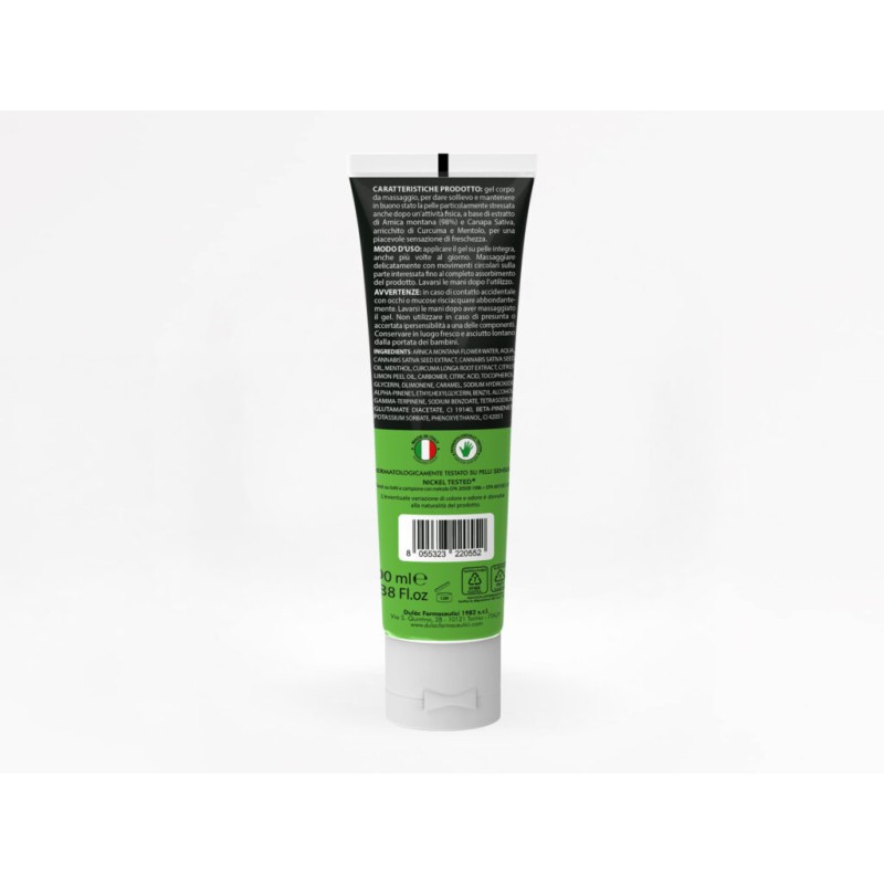 Dulac Gel Arnica 98% Formula Hemp Massaggio 100 ml Dulac Gel Arnica 98% Formula Hemp Massaggio 100 ml