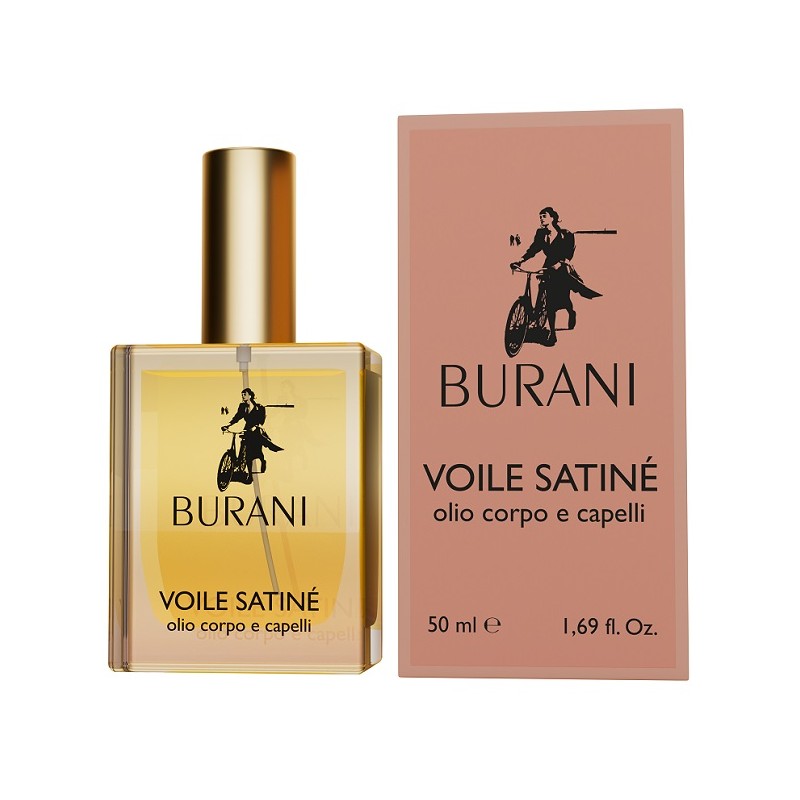 Burani Voile Satine' Olio Corpo Capelli per Nutrizione Pelle e Capelli 50 ml Burani Voile Satine' Olio Corpo Capelli per Nutrizione Pelle e Capelli 50 ml