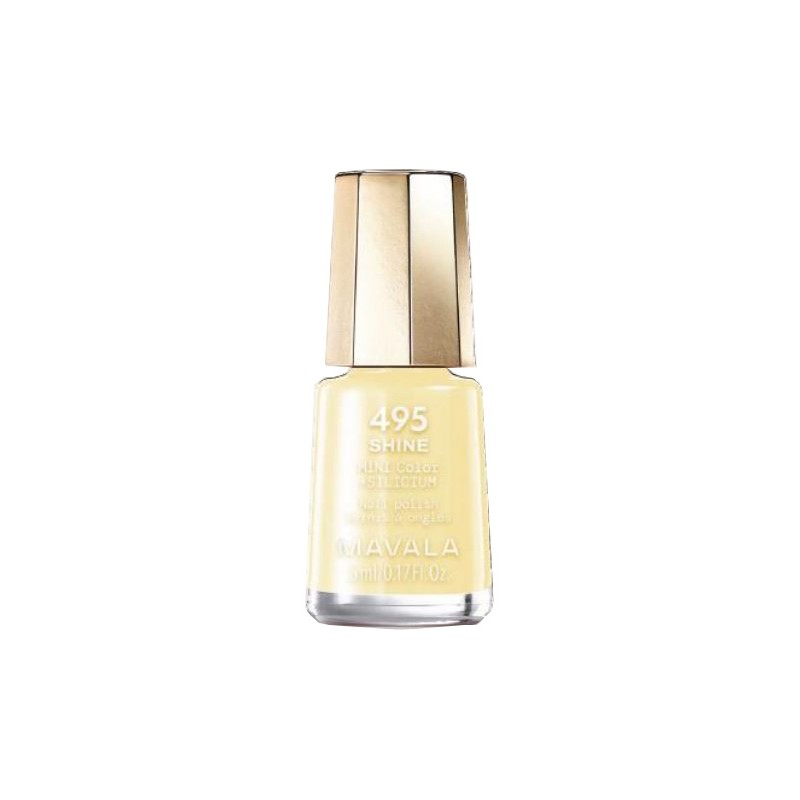 Mavala Minicolor Shine smalto giallo chiaro per unghie luminose 5 ml Mavala Minicolor Shine smalto giallo chiaro per unghie luminose 5 ml