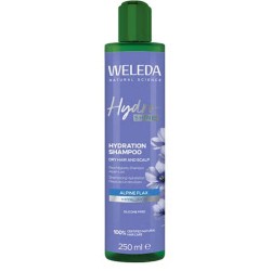 flacone di Weleda Hydra Shine Shampoo Idratante per Capelli Normali e Secchi 250ml